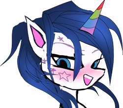 Size: 764x669 | Tagged: safe, artist:ga5pumpe, imported from derpibooru, oc, oc:femboy toots, pony, unicorn, blushing, femboy, horn, male, mr. toots, reaction image, red faction: armageddon, smug, trap