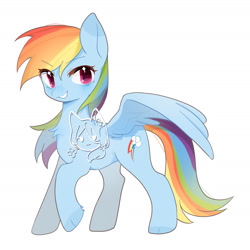 Size: 1680x1680 | Tagged: safe, artist:tingfengshengshunjian, imported from derpibooru, rainbow dash, pegasus, pony, obtrusive watermark, simple background, solo, watermark, white background