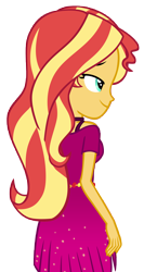 Size: 6615x12393 | Tagged: safe, artist:andoanimalia, imported from derpibooru, sunset shimmer, human, equestria girls, cruise outfit, equestria girls specials, female, my little pony equestria girls: spring breakdown, simple background, solo, solo female, transparent background, vector