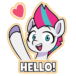 Size: 300x300 | Tagged: safe, artist:makaryo, imported from derpibooru, zipp storm, pegasus, pony, adorazipp, bust, cute, female, floating heart, g5, heart, looking at you, mare, open mouth, open smile, simple background, smiling, smiling at you, solo, transparent background, waving, waving at you