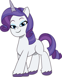 Size: 806x1010 | Tagged: safe, artist:prixy05, imported from derpibooru, rarity, pony, unicorn, female, g4 to g5, g5, generation leap, horn, mare, my little pony: tell your tale, simple background, solo, transparent background, vector