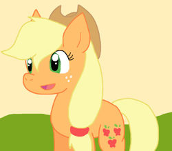 Size: 888x777 | Tagged: safe, artist:cmara, imported from derpibooru, applejack, earth pony, applejack's hat, cowboy hat, female, hat, solo