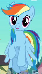 Size: 258x452 | Tagged: safe, imported from derpibooru, screencap, rainbow dash, pegasus, pony, season 3, the crystal empire, animation error, cropped, crystal empire, female, flying, layering error, mare, solo focus