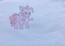 Size: 3093x2196 | Tagged: safe, artist:hritz123, imported from derpibooru, pinkie pie, earth pony, drawing, female, solo, traditional art