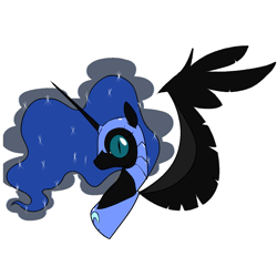 Size: 1155x1155 | Tagged: safe, artist:this_sl0th, imported from derpibooru, nightmare moon, princess luna, alicorn, pony, solo