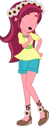 Size: 1132x2921 | Tagged: safe, imported from twibooru, gloriosa daisy, equestria girls, image, knocked out, png