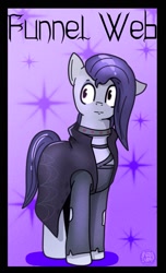 Size: 1003x1654 | Tagged: safe, artist:chaosmauser, oc, oc only, bat pony, pony, bat pony oc, bat wings, choker, clothes, male, stallion, wings