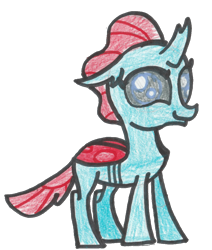 Size: 903x1066 | Tagged: safe, artist:captainquack64, imported from derpibooru, ocellus, changedling, changeling, 2018, simple background, solo, traditional art, transparent background