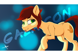 Size: 7016x4961 | Tagged: safe, artist:bluishdraft, imported from derpibooru, oc, oc only, oc:canni soda, earth pony, pony, female, galacon, mare, solo