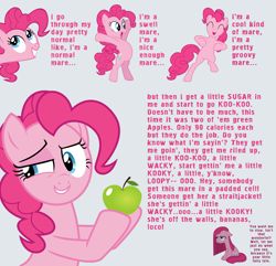 Size: 3107x3000 | Tagged: safe, imported from twibooru, pinkie pie, apple, food, image, pinkamena diane pie, png, sam hyde