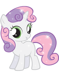 Size: 1583x2048 | Tagged: safe, imported from derpibooru, sweetie belle, pony, unicorn, cute, diasweetes, female, filly, foal, horn, looking at you, official, open mouth, simple background, solo, sparkles, sparkly mane, sparkly tail, stock vector, tail, transparent background, two toned mane, zazzle