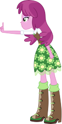 Size: 3000x6010 | Tagged: safe, artist:cloudy glow, imported from derpibooru, cheerilee, human, equestria girls, female, shhh, simple background, transparent background, vector