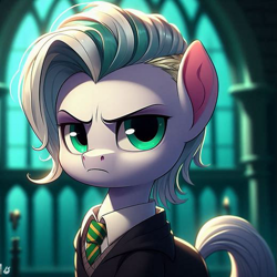 Size: 755x755 | Tagged: prompter needed, safe, imported from derpibooru, pony, ai content, ai generated, clothes, draco malfoy, harry potter (series), male