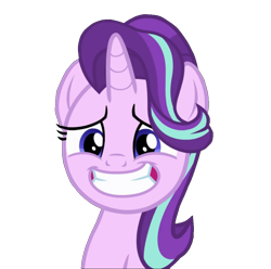 Size: 945x938 | Tagged: safe, artist:starlightglimmer04, edit, edited screencap, imported from derpibooru, screencap, starlight glimmer, unicorn, female, horn, not a vector, simple background, solo, teeth, transparent background