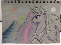 Size: 2217x1662 | Tagged: safe, artist:edgarkingmaker, imported from derpibooru, twilight sparkle, alicorn, colored pencil drawing, traditional art, twilight sparkle (alicorn)