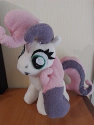 Size: 3000x4000 | Tagged: safe, artist:jbond, imported from derpibooru, sweetie belle, pony, unicorn, female, filly, foal, handmade, horn, irl, photo, photography, plushie, solo