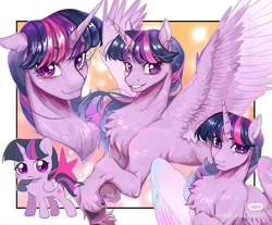 Size: 1306x1080 | Tagged: safe, artist:叶玹, imported from derpibooru, twilight sparkle, alicorn, pony, female, solo, solo female, spread wings, wings