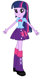 Size: 557x1036 | Tagged: safe, artist:cwt10101, imported from derpibooru, twilight sparkle, human, equestria girls, female, pose, simple background, solo, transparent background, vector