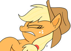 Size: 3422x2480 | Tagged: safe, artist:frownfactory, imported from derpibooru, applejack, earth pony, female, simple background, solo, transparent background