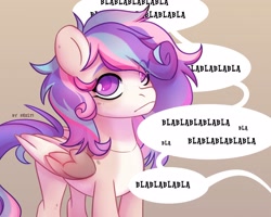 Size: 2048x1638 | Tagged: safe, artist:shelti, oc, oc only, pony, dialogue, female, mare, text