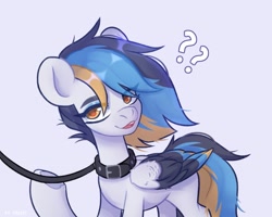 Size: 2048x1638 | Tagged: safe, artist:shelti, oc, oc only, pony, female, leash, mare, open mouth