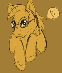 Size: 848x987 | Tagged: safe, imported from derpibooru, oc, oc:mustard hooves, earth pony, pony, messy sketch, not my oc, sketch, solo