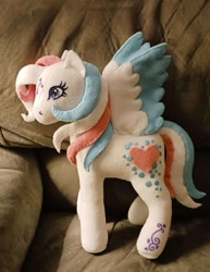 Size: 640x830 | Tagged: safe, artist:briarblue, imported from derpibooru, star catcher, pegasus, pony, female, g3, handmade, irl, mare, photo, plushie, solo, three toned mane, two toned mane