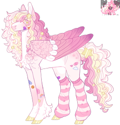 Size: 2511x2610 | Tagged: safe, artist:sleepy-nova, imported from derpibooru, oc, oc only, oc:make a wish, pegasus, pony, bandaid, clothes, female, leg warmers, mare, simple background, solo, transparent background