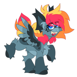 Size: 5374x5376 | Tagged: safe, artist:crazysketch101, imported from derpibooru, oc, oc only, oc:crazy looncrest, pegasus, pony, simple background, solo, transparent background