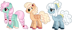 Size: 1364x567 | Tagged: safe, artist:strawberry-spritz, imported from derpibooru, oc, oc only, earth pony, pegasus, pony, female, mare, simple background, transparent background