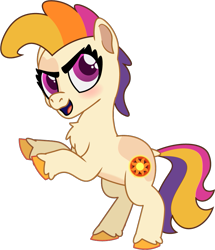 Size: 743x863 | Tagged: safe, artist:prixy05, imported from derpibooru, sunny daze (g3), earth pony, pony, series:magic forest, female, filly, foal, g3, rearing, simple background, solo, transparent background, vector