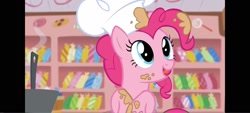 Size: 1600x720 | Tagged: safe, imported from derpibooru, pinkie pie, earth pony, chef, female