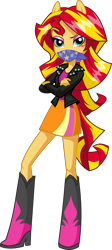 Size: 2500x5597 | Tagged: safe, edit, imported from ponybooru, sunset shimmer, bad edit, gag