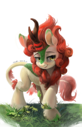 Size: 5179x8000 | Tagged: safe, artist:flvski, imported from derpibooru, autumn blaze, kirin, sounds of silence, solo