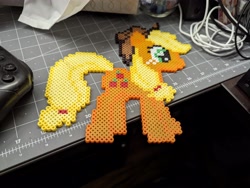 Size: 4080x3072 | Tagged: safe, artist:tinyequine, applejack, perler