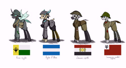 Size: 7500x4050 | Tagged: safe, artist:incrediblepanzer, imported from derpibooru, changeling, deer, earth pony, pony, zebra, equestria at war mod, olenia, schizocanon, stalliongrad