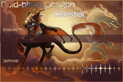 Size: 1278x856 | Tagged: safe, artist:spika, imported from derpibooru, oc, oc only, dracony, dragon, hybrid, pony, adoptable, cloven hooves, dragon wings, horns, leonine tail, male, solo, spirit, stallion, tail, unshorn fetlocks, wings