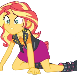 Size: 2590x2520 | Tagged: safe, edit, edited screencap, editor:homersimpson1983, imported from derpibooru, screencap, sunset shimmer, human, equestria girls, background removed, female, not a vector, solo