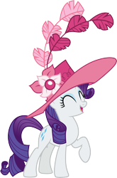 Size: 3000x4536 | Tagged: safe, artist:cloudy glow, imported from derpibooru, rarity, unicorn, feathered hat, horn, simple background, solo, transparent background