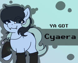 Size: 1301x1048 | Tagged: safe, artist:bluemoon, imported from derpibooru, oc, oc only, oc:cyaera, undead, vampire, vampony, banned from equestria daily, clothes, commission, jewelry, leg warmers, male, necklace, solo, ya got, ych result