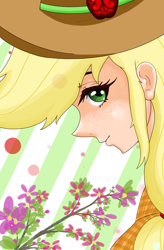 Size: 1966x2998 | Tagged: safe, imported from derpibooru, applejack, human, equestria girls, colored, fanart, female, solo