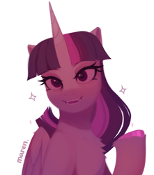 Size: 2880x3255 | Tagged: safe, artist:maren, imported from derpibooru, twilight sparkle, alicorn, pony, solo, twilight sparkle (alicorn)