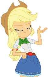 Size: 749x1194 | Tagged: safe, edit, edited screencap, editor:homersimpson1983, imported from derpibooru, screencap, applejack, equestria girls, background removed, female, needs more jpeg, not a vector, simple background, solo, transparent background