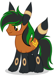 Size: 1220x1762 | Tagged: safe, artist:cstrawberrymilk, imported from derpibooru, oc, oc only, oc:patutu, earth pony, pony, umbreon, blushing, brown coat, clothes, costume, earth pony oc, fake ears, fake tail, gray mane, gray tail, male, male oc, multiple tails, nightmare night costume, paw socks, pokémon, profile, shadow, simple background, smiling, socks, solo, stallion, stallion oc, standing, tail, transparent background, two tails, two toned mane, two toned tail, yellow eyes