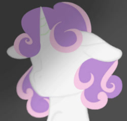 Size: 916x872 | Tagged: safe, artist:pinkietwinkie12, imported from derpibooru, sweetie belle, pony, unicorn, gradient background, horn, solo