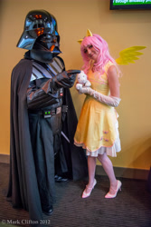 Size: 4912x7360 | Tagged: safe, artist:washuotaku, imported from derpibooru, fluttershy, human, absurd resolution, clothes, cosplay, costume, darth vader, escapist expo, high heels, irl, irl human, photo, shoes, star wars