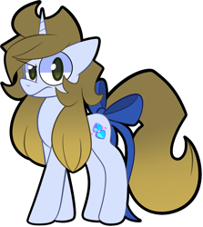 Size: 1651x1849 | Tagged: safe, artist:saveraedae, imported from derpibooru, oc, oc only, oc:benjamane hoofington, pony, unicorn, annoyed, bow, crossover, gradient mane, horn, male, simple background, solo, tail, tail bow, the mark side, transparent background