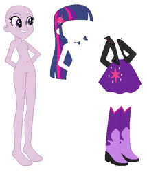 Size: 466x544 | Tagged: safe, artist:selenaede, imported from derpibooru, twilight sparkle, equestria girls, base, solo