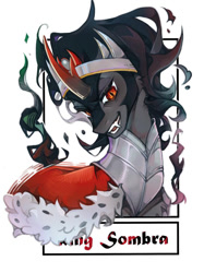 Size: 750x945 | Tagged: safe, artist:t4cdd, imported from derpibooru, king sombra, alicorn, solo