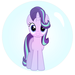 Size: 2160x2160 | Tagged: safe, artist:deshawndeviant2007, imported from derpibooru, starlight glimmer, pony, unicorn, bubble, female, horn, mare, simple background, solo, transparent background